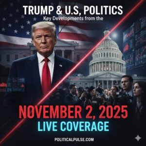 Trump & U.S. Politics: Key Developments from the November 2 2025 Live Coverage
