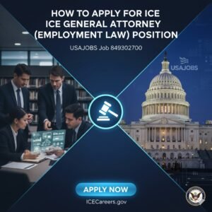 How to Apply for the ICE General Attorney (Employment Law) Position – USAJOBS Job 849302700