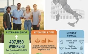 Italy’s New Three-Year Migration Decree: What the Decreto Flussi 2026-2028 Means